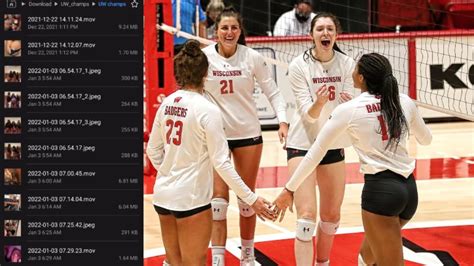 wisconsin volleyball celebration leaked|Wisconsin volleyball team private photos leaked,。